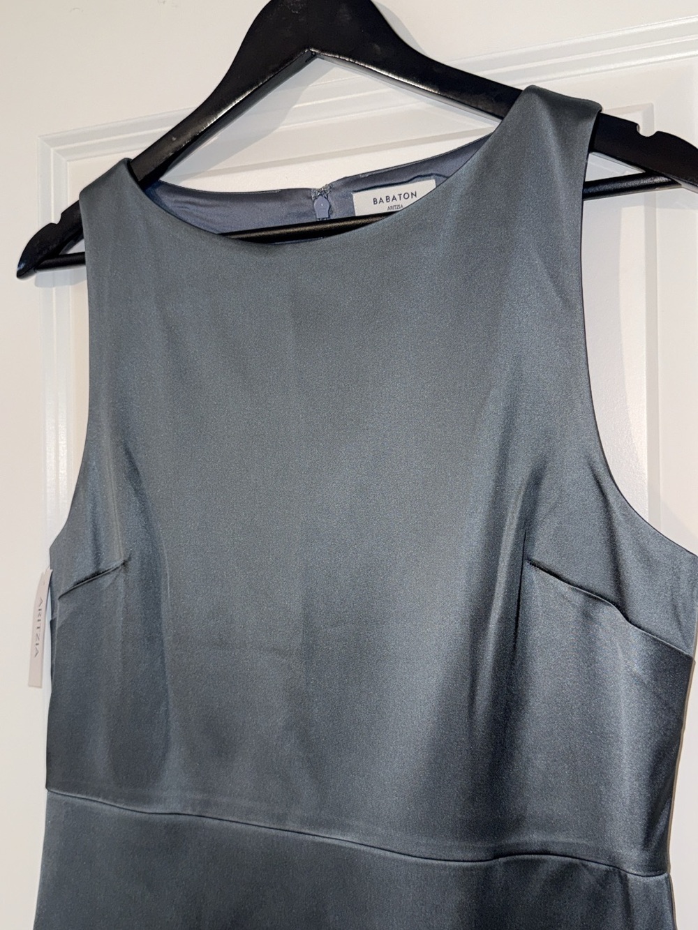 Babaton Slate Gray Sleeveless Sheath Dress - Picture 4 of 6